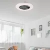 LED Ventilateur de plafond VISBY Chrome/Blanc Ø59cm - Voir les images du produit 14