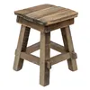 Stolek na rostliny Clayre & Eef 15x15x21 cm Hnědé dřevo Náhled obrázku produktu 2