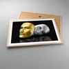 Gerahmtes Poster - Rahmen in heller Eiche - Maske Theater Produktbild-Vorschau 3