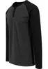 Urban Classics Langarmshirt Herren Contrast Raglan Henley Produktbild-Vorschau 8