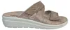 Rohde Velour earth bedruckt Pantolette Beige : 39 Produktbild-Vorschau 1
