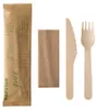 Besteckset, Holz "pure" : Messer, Gabel, Serviette in Produktbild-Vorschau 5