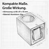 Maxkomfort Außenleuchte Wand 1268-SN1 1x GU10 IP44 Produktbild-Vorschau 8