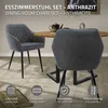 ML-Design sada 4 jedálenských stoličiek s podrúčkami a Náhľad obrázku produktu 2