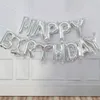 Folienballon Happy Birthday in Silber Produktbild-Vorschau 2