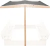 Aga Tetto per sabbiera per bambini 120x120 cm Grigio scuro Anteprima dell’immagine prodotto 4