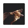 MuchoWow® Mauspad Mousepad Bär - Wildtier - Zähne 30x30 cm Produktbild-Vorschau 1