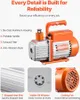 4,5CFM HVAC 1-stufige Vakuumpumpe 150W und Manometer-Kit - Produktbild-Vorschau 6
