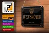Blechschild Hinweis 20x30 cm Luxusköter Krone Deko Schild Produktbild-Vorschau 4