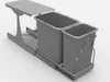 Victory Auszug Einbau-Abfallsammler 24 Liter ( 16 + 8 Produktbild-Vorschau 1