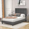 Flieks Lit rembourré Lit simple 90x200cm avec sommier à Voir les images du produit 11