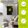 ARTland Wandbild Alu für Innen & Outdoor Wanderweg Größe: Produktbild-Vorschau 2
