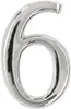 KOTARBAU® Chiffre "6 / 9" Chrome Autocollant 5 cm en laiton Voir les images du produit 5
