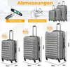 KESSER® Set da viaggio composto da 3 valigie rigide, taglie Anteprima dell’immagine prodotto 2