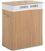 Homcom Wäschekorb Wäschetruhe Wäschebox Wäschesammler Produktbild-Vorschau 1