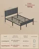 VASAGLE Doppelbett, Bettgestell, 140 x 200 cm, mit Produktbild-Vorschau 7