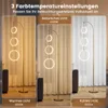 COSTWAY Lampada da terra a LED a 3 luci, 180 cm, con 3 Anteprima dell’immagine prodotto 4