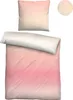 Biberna Seersucker Bettwäsche Farbverlauf koralle 135x200 Produktbild-Vorschau 9