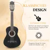FCH Gitarre 3/4 Akustikgitarre für Anfänger Kinder Produktbild-Vorschau 3