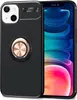 NALIA Schwarze Handy Hülle für iPhone 13, 360° Ring Case Produktbild-Vorschau 1