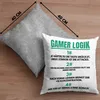 Trendation - Gamer Logik Deko-Kissen mit Füllung 40x40 Produktbild-Vorschau 4