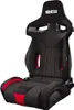 SPARCO 009011NRRS R333 Rennsitz Sportsitz schwarz Rot Produktbild-Vorschau 4