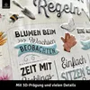 LANOLU Retro Blechschild GARTENREGELN Schild, Blechschilder Produktbild-Vorschau 3