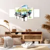 Bild auf Leinwand - Leinwandbild - Klavier Natur Musik Produktbild-Vorschau 7