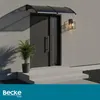 Tettoia per porta 200x100 cm grigio Anteprima dell’immagine prodotto 2