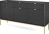 Buffet 150 cm Galla - Commode trois portes avec tiroirs - Voir les images du produit 1