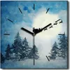Coloray Uhr auf Leinwand 30x30 cm Wand Uhr Dekoration Produktbild-Vorschau 1