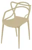 4er-Set Kunststoffstühle KATO, beige Produktbild-Vorschau 5