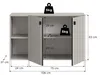 xonox Home Station schoenenkast (B/H/D: 106x63x37 cm), Productafbeelding-voorbeeld 4
