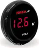 Displej voltmetru KOSO i-GEAR červený Náhled obrázku produktu 2