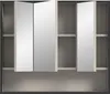 Bagno spiegelkast 3 spiegeldeuren lichtgrijs, crèmekleurig. Anteprima dell’immagine prodotto 3