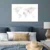 MuchoWow® Poster Weltkarte - Marmor - Kupfer 90x60 cm - Produktbild-Vorschau 4