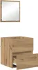 vidaXL Badezimmerschrank Artisan-Eiche 41 x 38,5 x 45 cm Produktbild-Vorschau 3