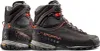 Schwarze Wanderschuhe für Damen; Modell "TX5 Woman GTX" von La Sportiva; mit roten Akzenten und robustem Design. Podgląd zdjęcia produktu