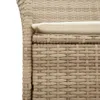 vidaXL Chaises de jardin avec coussins 2 pcs. Beige Poly Voir les images du produit 9
