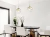 Globo Lighting lampada a sospensione in metallo color oro, Anteprima dell’immagine prodotto 6