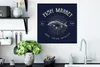 MuchoWow® Poster Jahrgang - Fisch - Text 50x50 cm - Produktbild-Vorschau 3