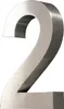 Hausnummer Premium Edelstahl in 3D Design Arial H20cmxT3cm Produktbild-Vorschau 5