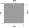 Doppelcarport weka 616 500 x 500 cm kesseldruckimprägniert Produktbild-Vorschau 7