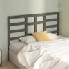 vidaXL Kopfteil Grau 156 x 4 x 104 cm Massivholz Kiefer Produktbild-Vorschau 3