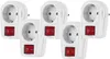 Renkforce RF-3422566 Schaltbare Zwischensteckdose 2polig Produktbild-Vorschau 1