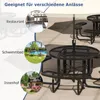 COSTWAY Sitzgarnitur für 8 Personen, Picknicktisch mit Produktbild-Vorschau 7