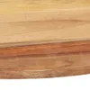 vidaXL Plateau de table en bois massif acacia rond 25-27 mm Voir les images du produit 8