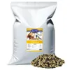 A large bag of birdseed with a pile of birdseed in front of it. Produktbild-Vorschau