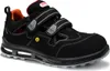 A studio shot of a black safety sandal. Produktbild-Vorschau