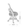 Mark Adler Junior 4.7 Grey – ergonomiczne krzesło obrotowe Podgląd zdjęcia produktu 4